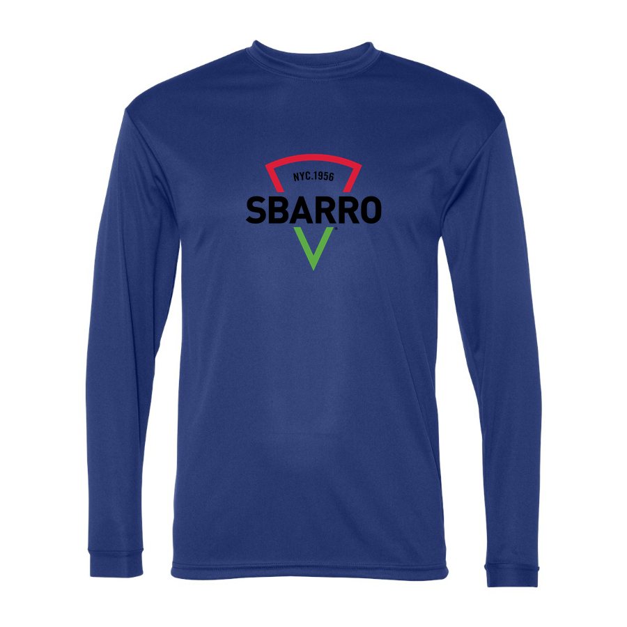 Men's Sbarro Polyester Long Sleeve T-Shirt - Royal Blue