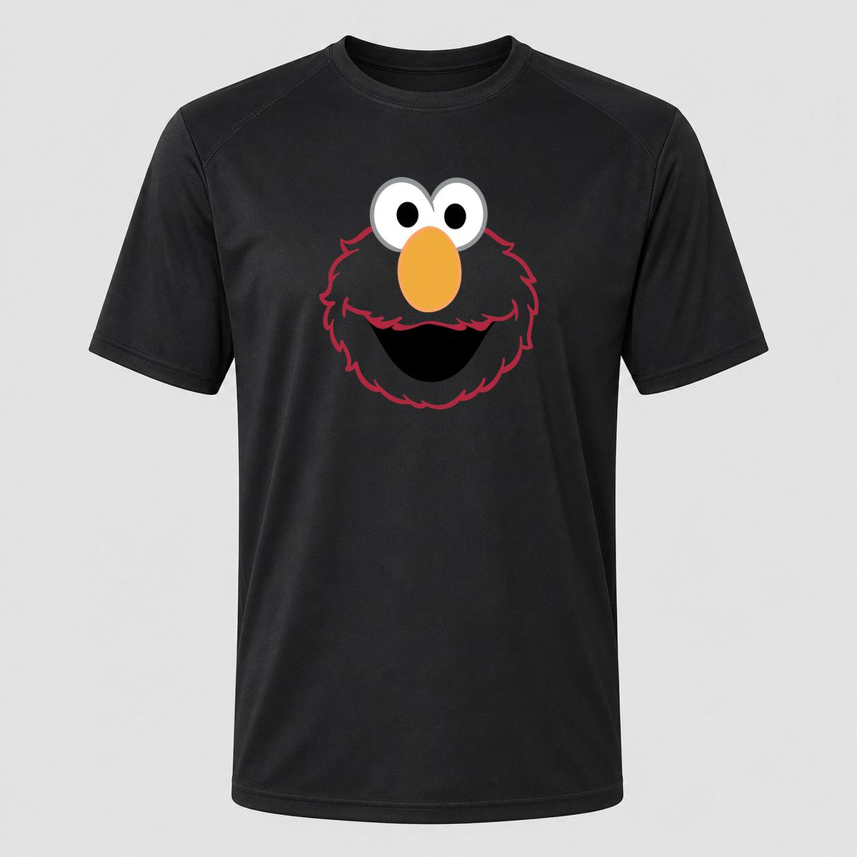 Men's Elmo Face Performance T-Shirt - Black