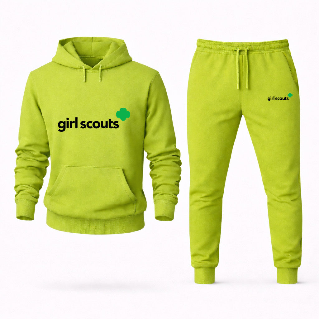 Girl Scout Hoodie and Joggers Set - Lime Green