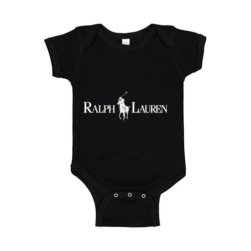 Polo Ralph Lauren White Logo Baby Romper Onesie