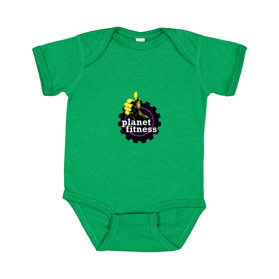 Planet Fitness Baby Romper Onesie - Green