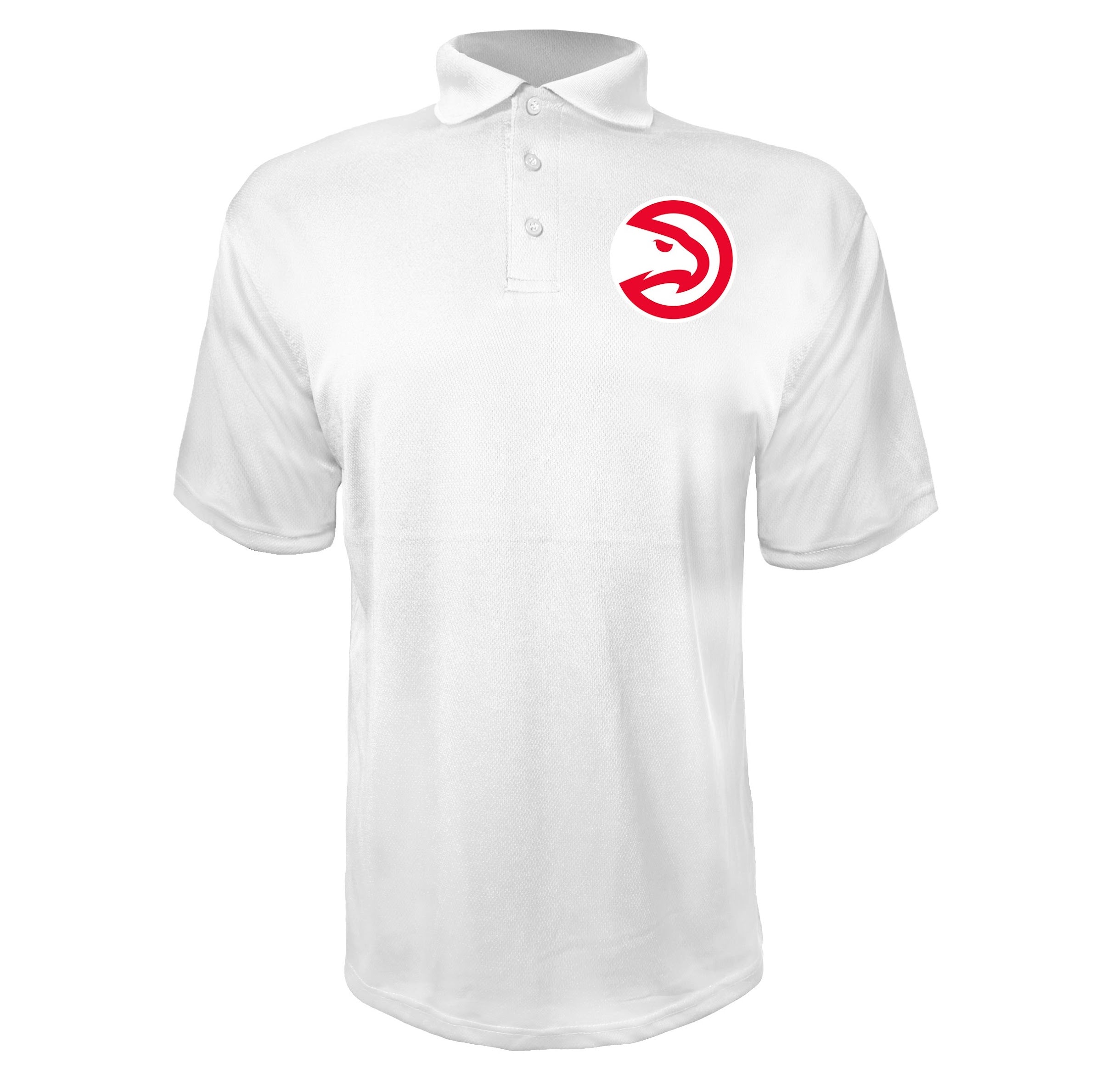 Atlanta Hawks White polyester polo
