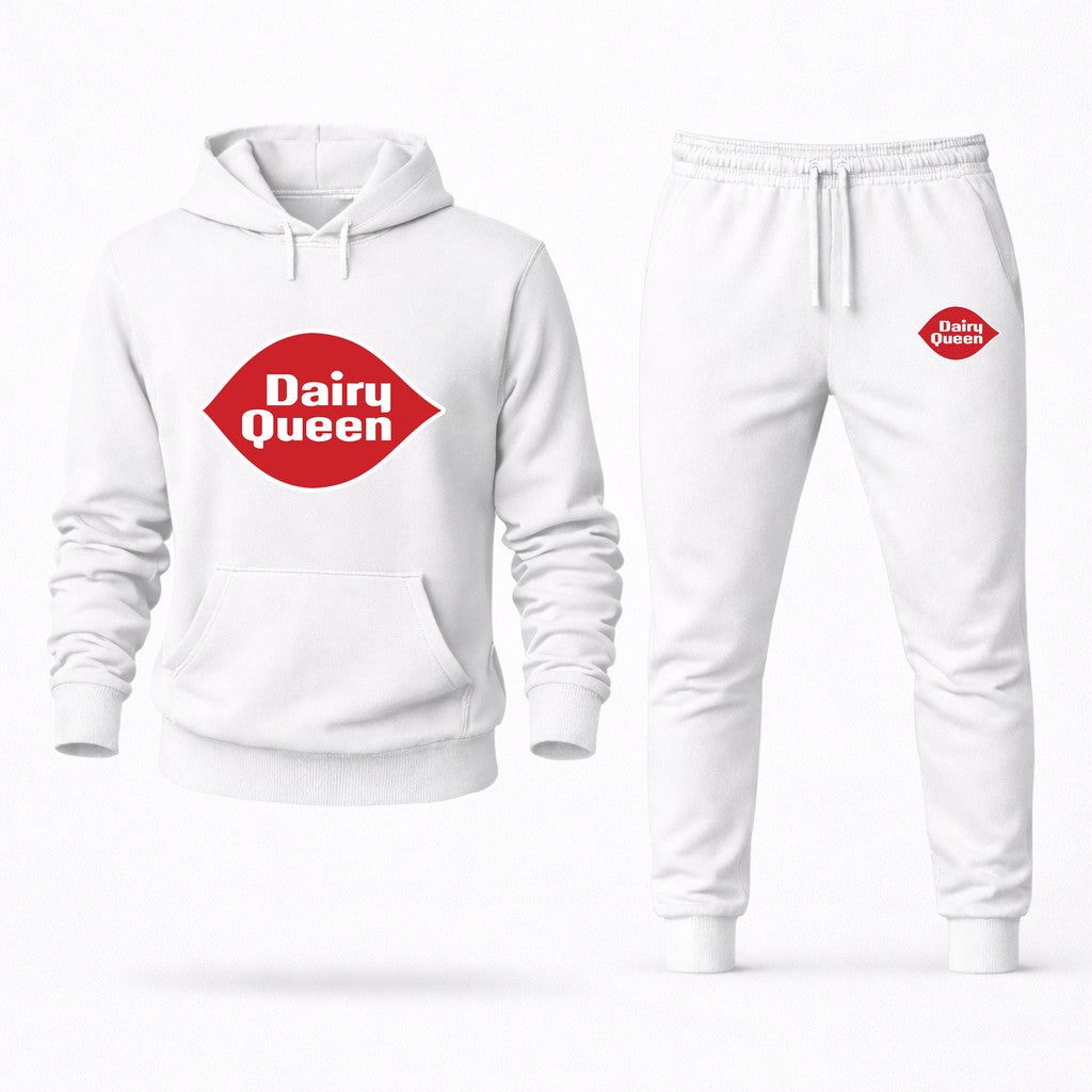 Dairy Queen Hoodie and Joggers Set - White