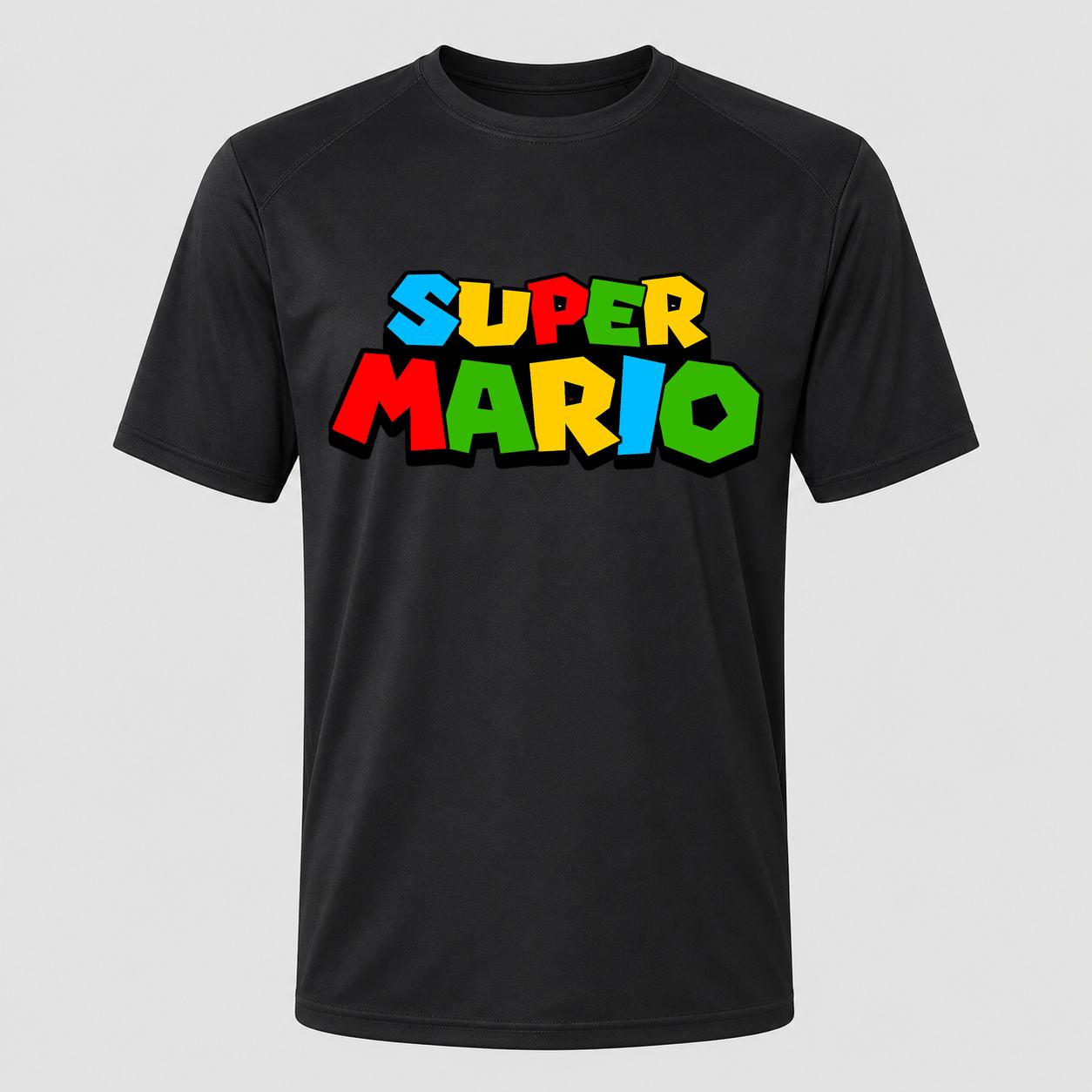 Men's Super Mario Performance T-Shirt - Black