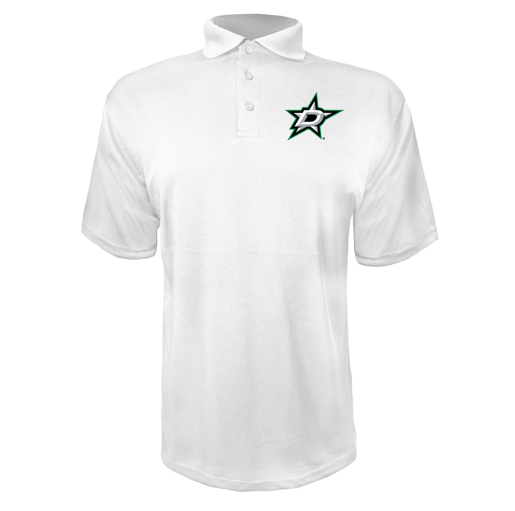 Dallas Stars White polyester polo