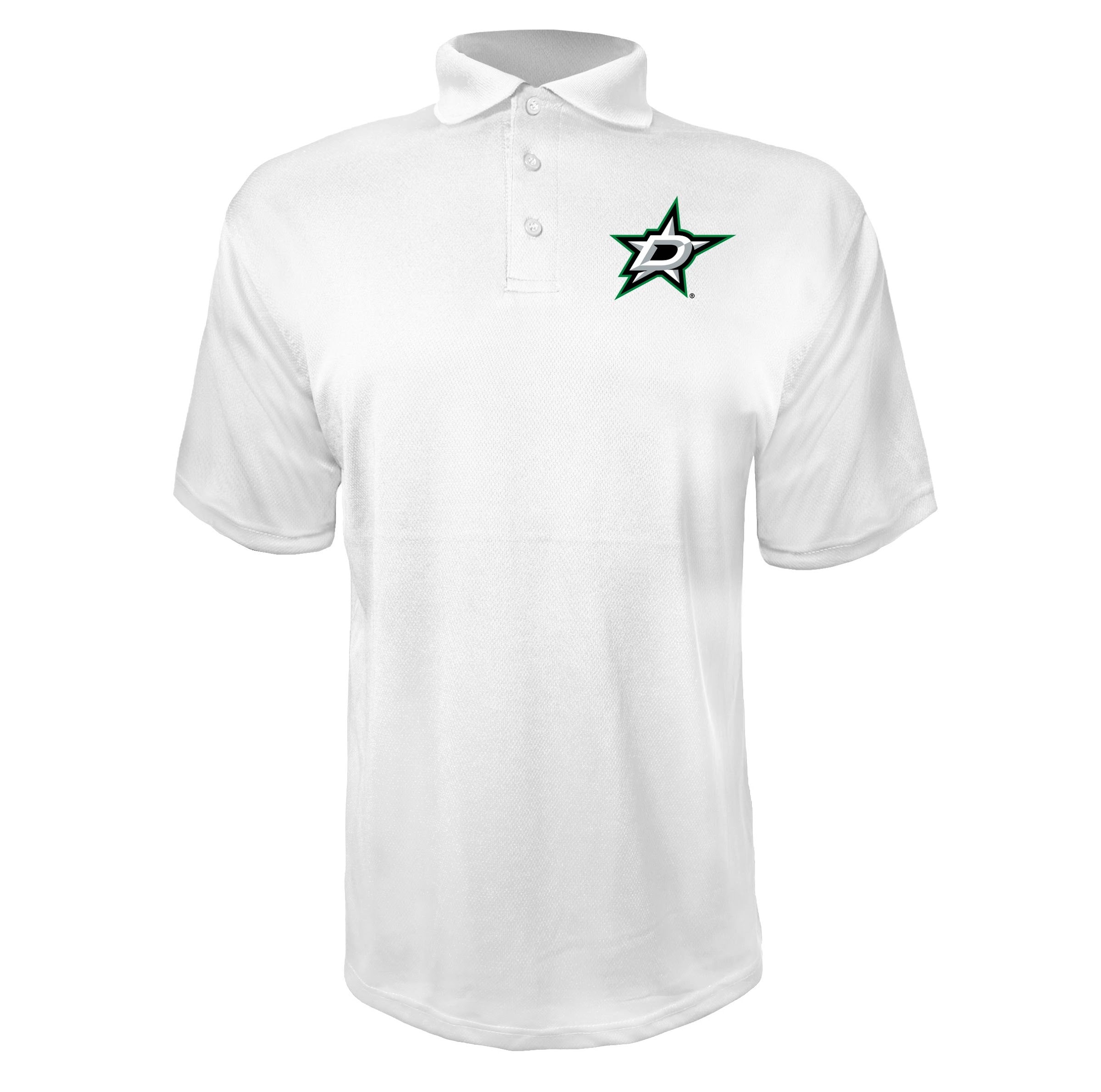Dallas Stars White polyester polo