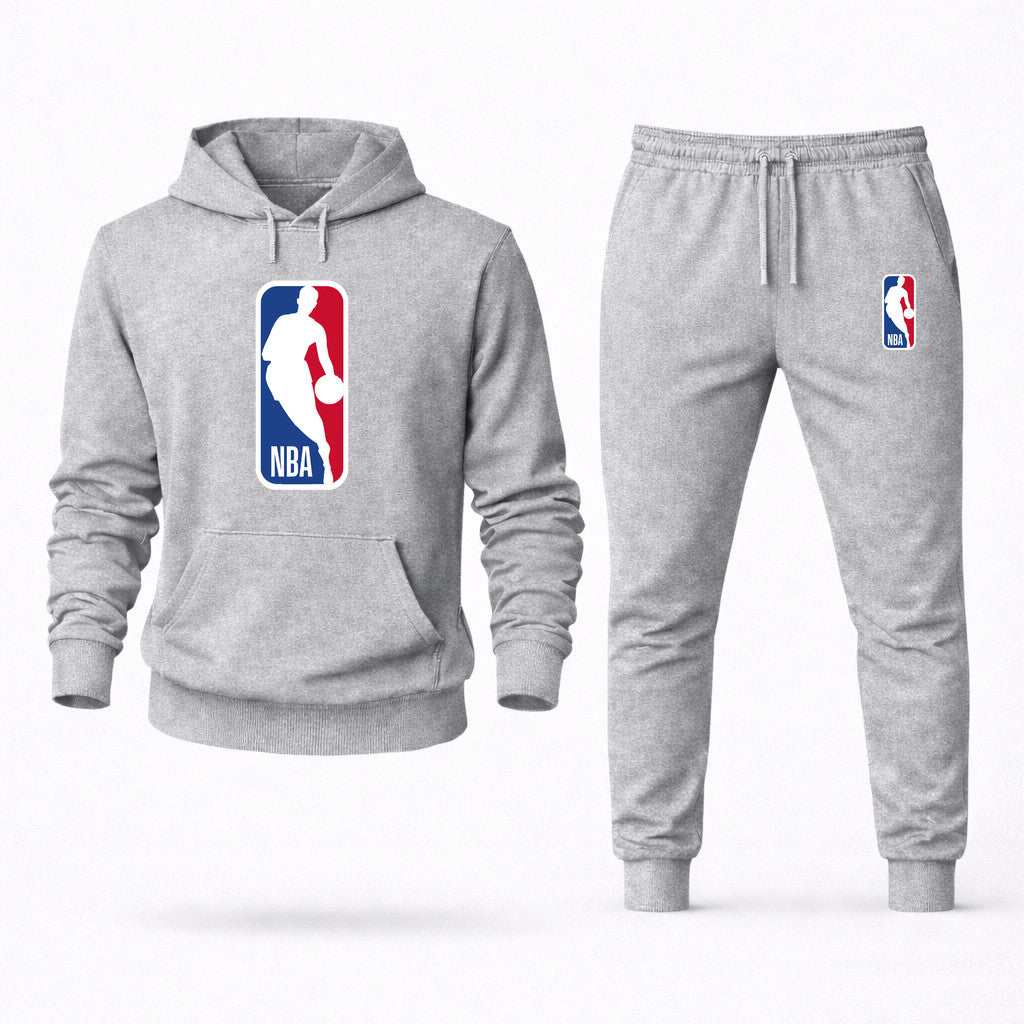 NBA Hoodie and Joggers Set - Grey