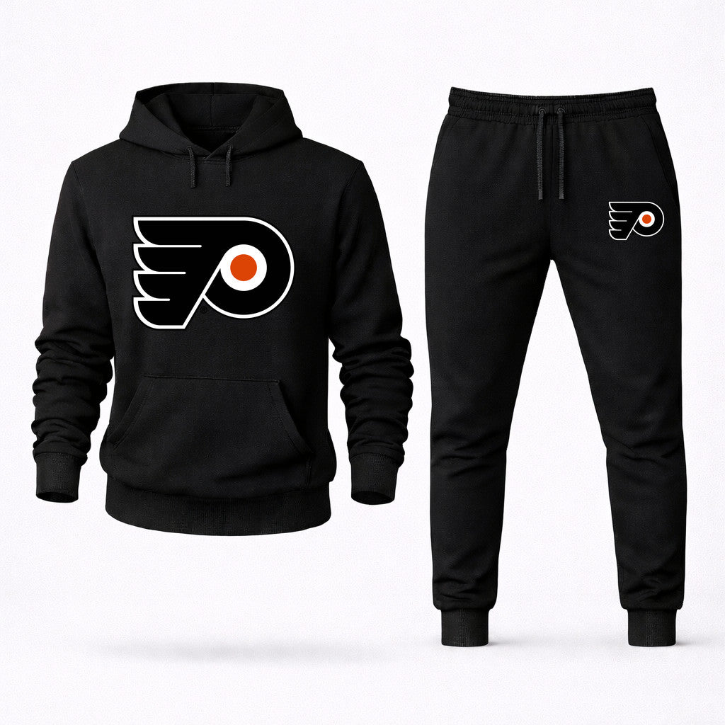 Philadelphia Flyers Hoodie and Joggers Set - Black