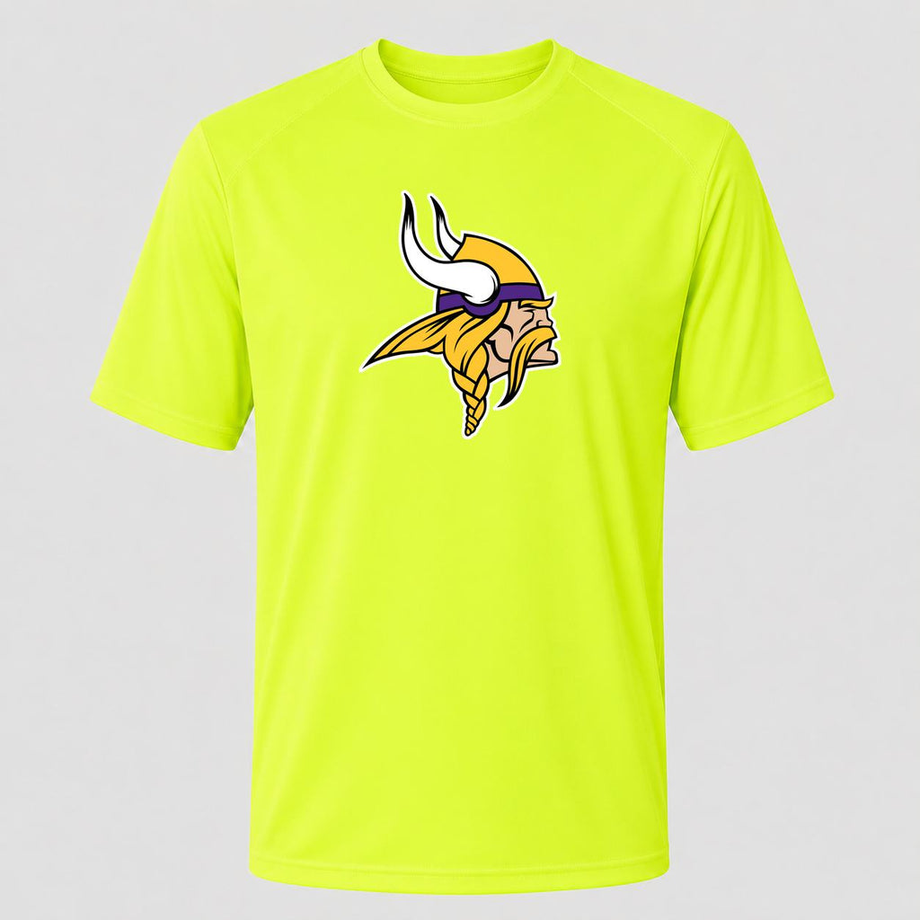 Men's Minnesota Vikings Performance T-Shirt - Safety Green