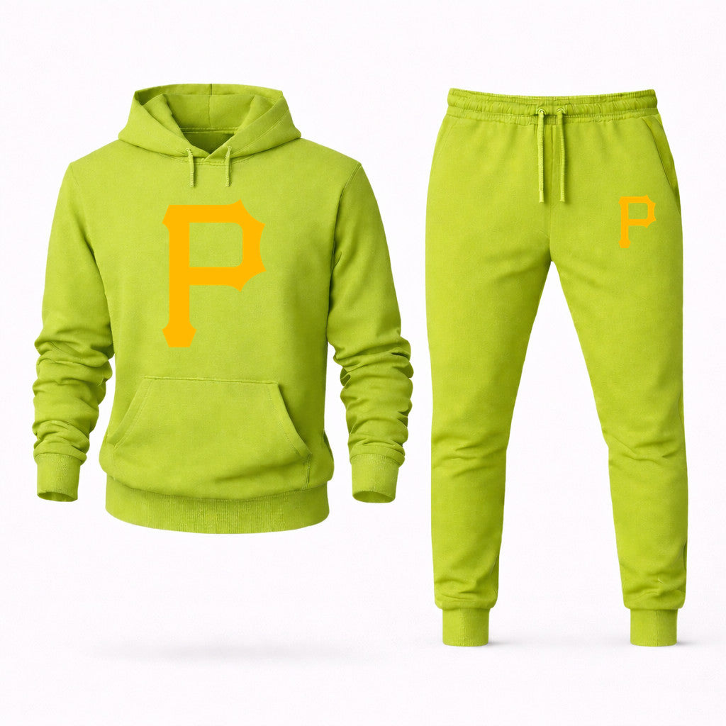 Pittsburgh Pirates Hoodie and Joggers Set - Lime Green