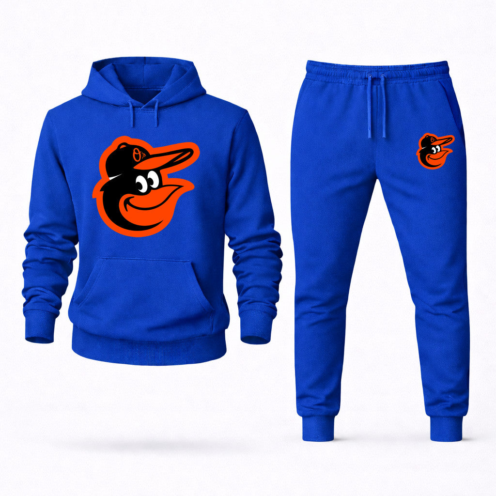 Baltimore Orioles Hoodie and Joggers Set - Blue
