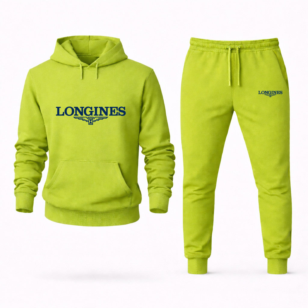 Longines Hoodie and Joggers Set - Lime Green