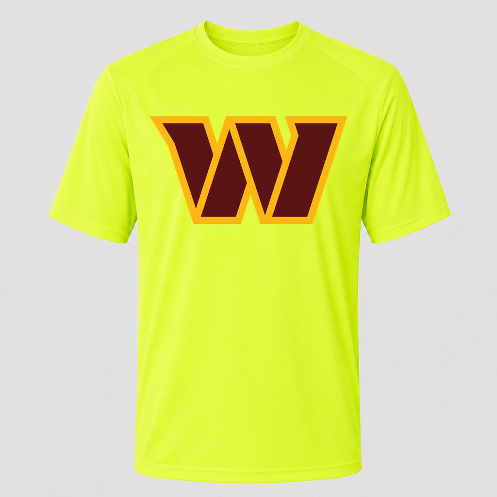 Men's Washington Commanders Performance T-Shirt - Safety Green