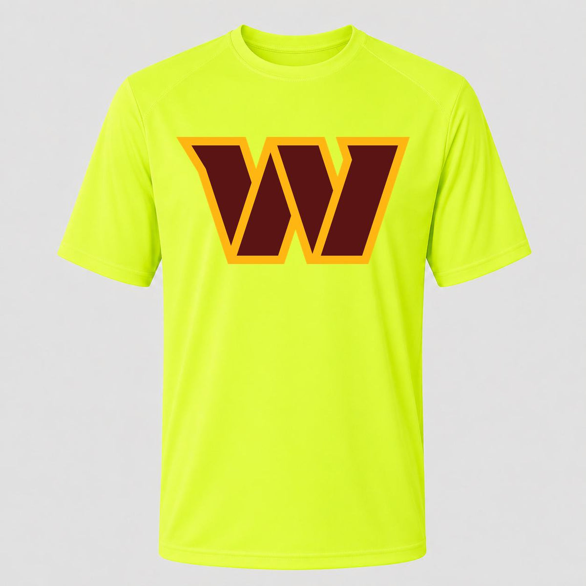 Men's Washington Commanders Performance T-Shirt - Safety Green