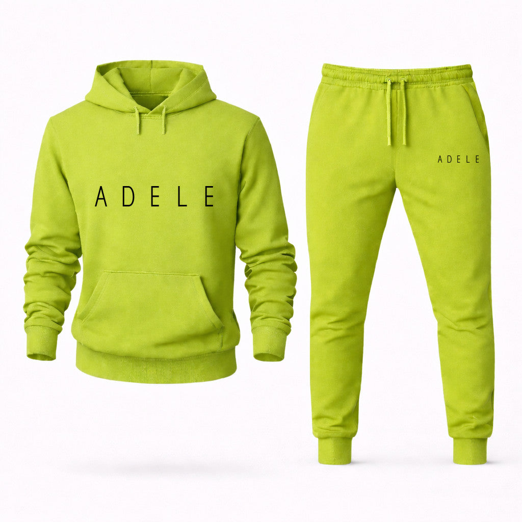 Adele Hoodie and Joggers Set - Lime Green