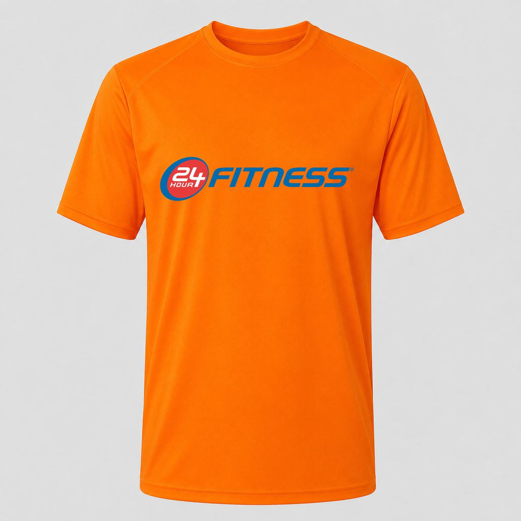 Men's 24 Hour Fitness Performance T-Shirt - Orange