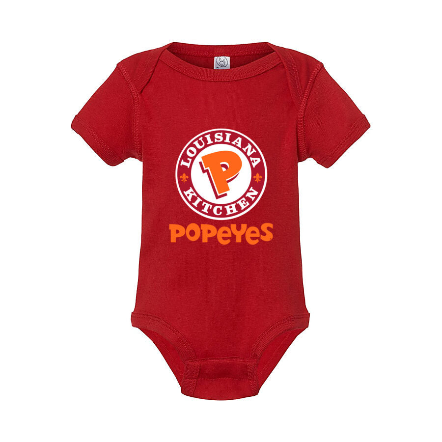 Popeyes Baby Romper Onesie - Red