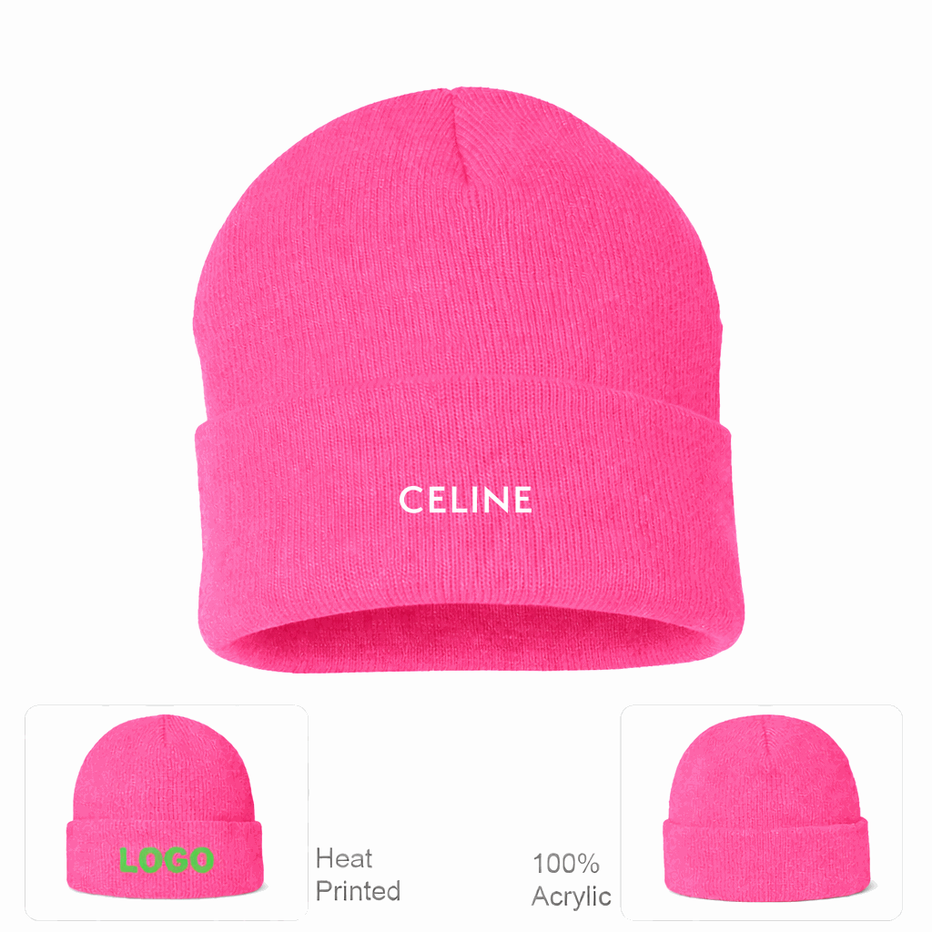 Celine Beanie Hat - Pink