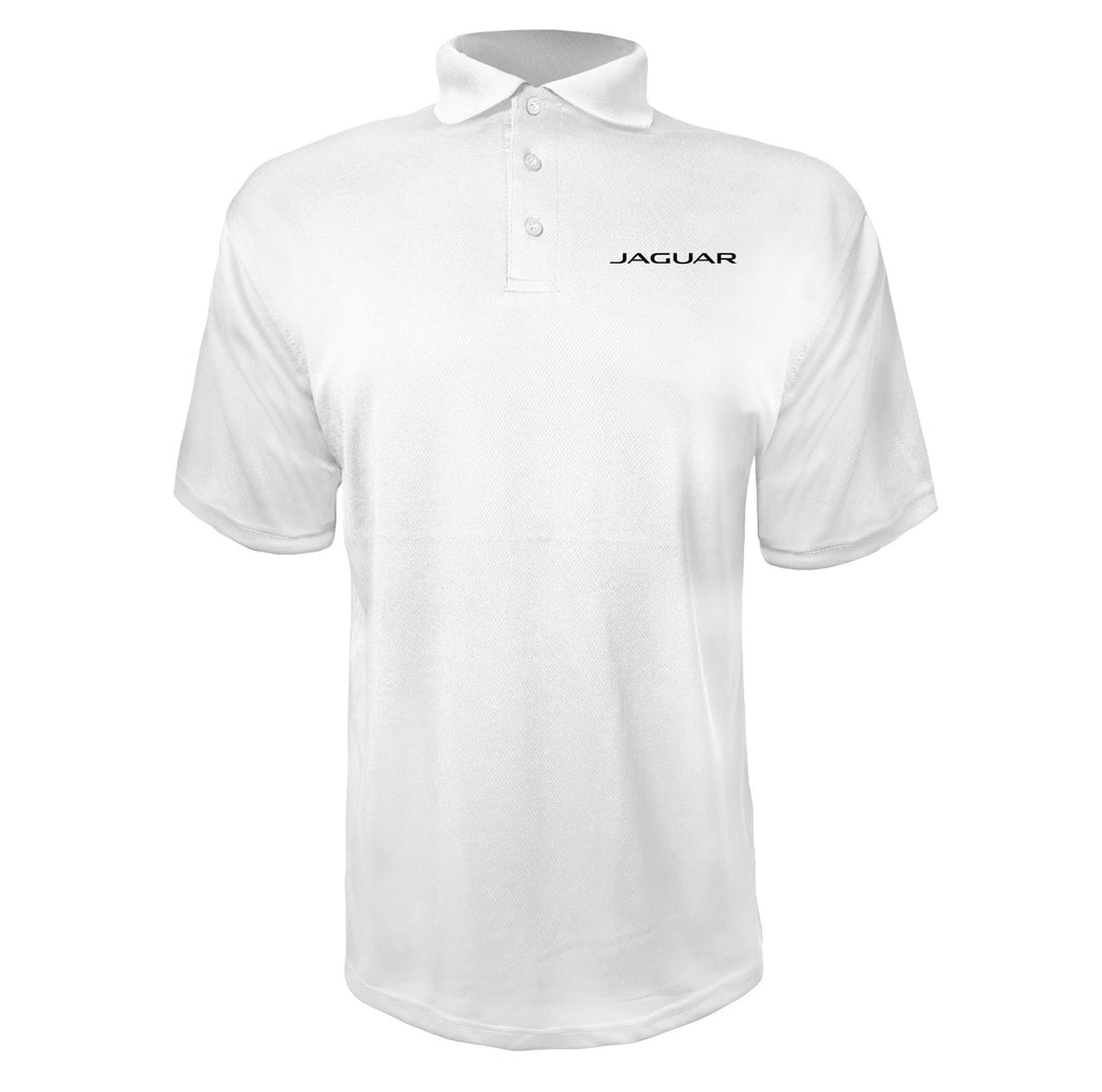 Jaguar Racing White polyester polo