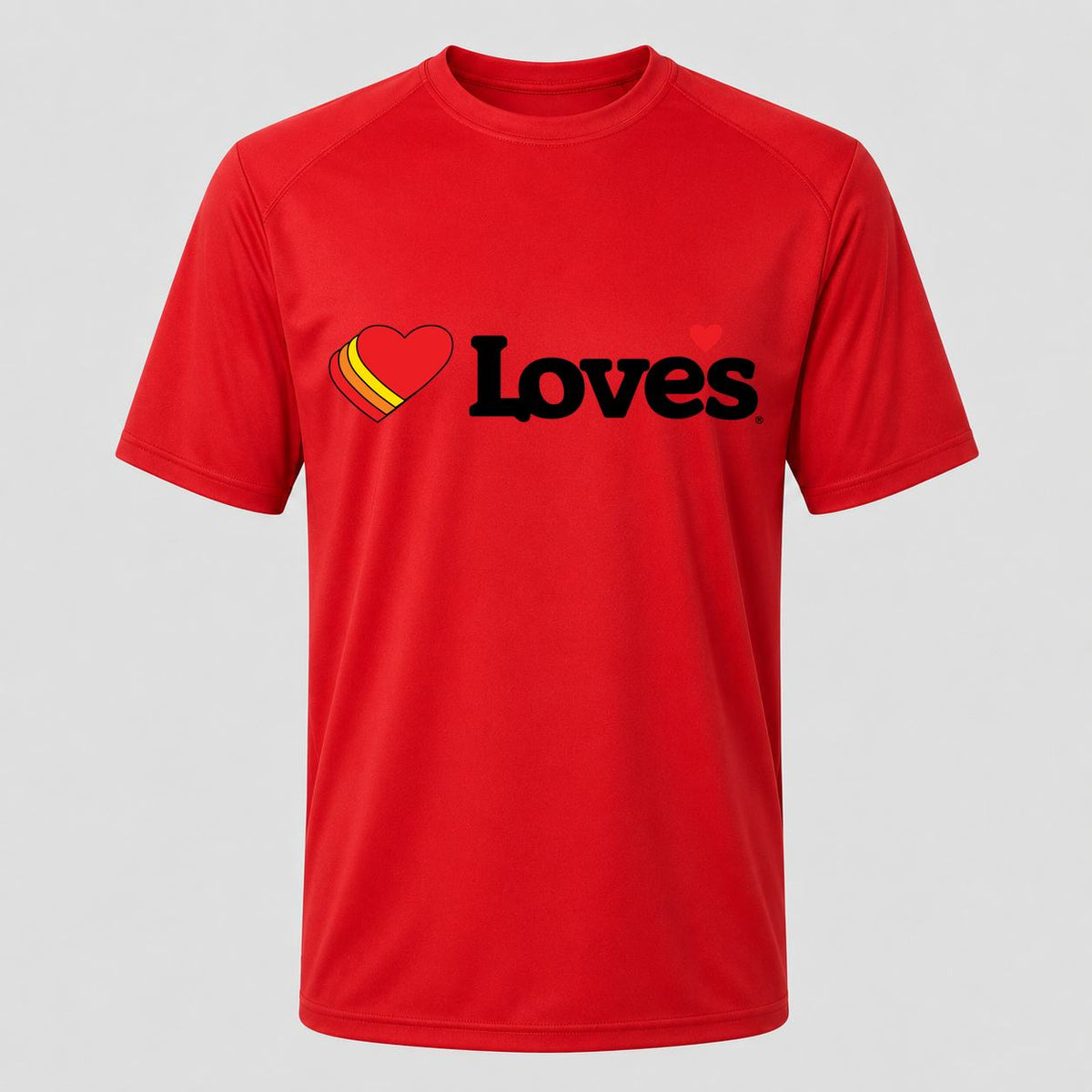 Men's Love's Travel Stops Performance T-Shirt - Red