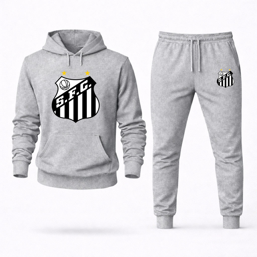 Santos FC Hoodie and Joggers Set - Grey