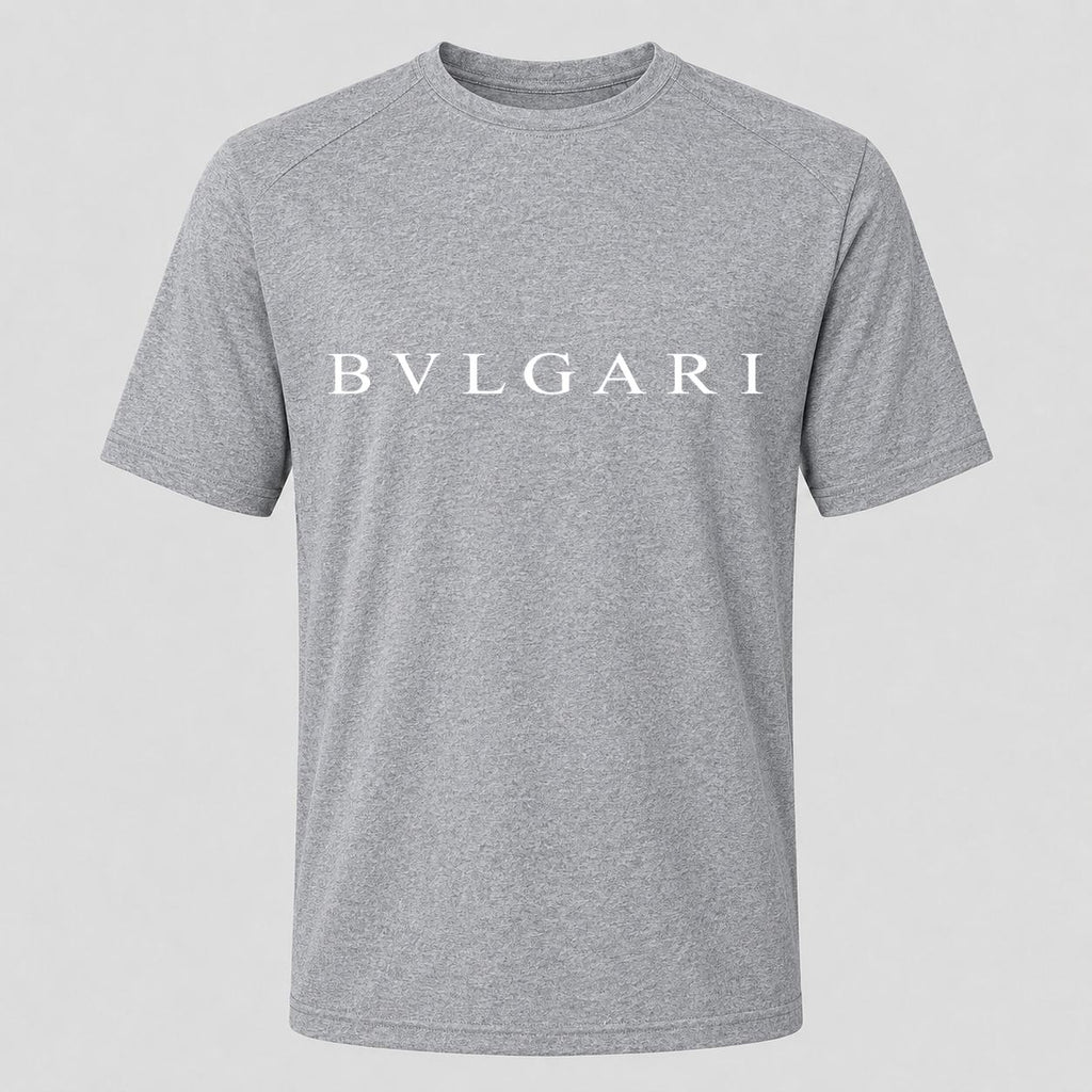 Men's Bvlgari White Performance T-Shirt - Gray