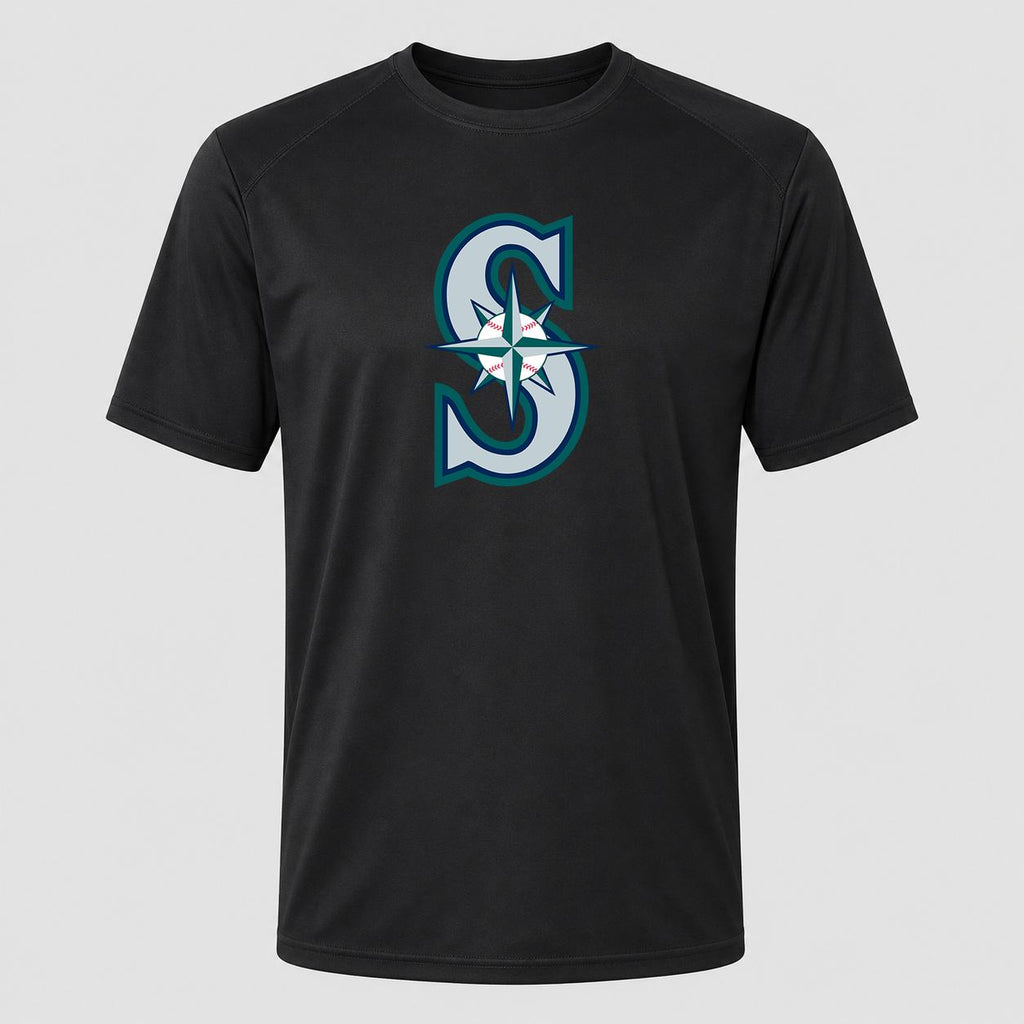 Men's Seattle Mariners Performance T-Shirt - Black
