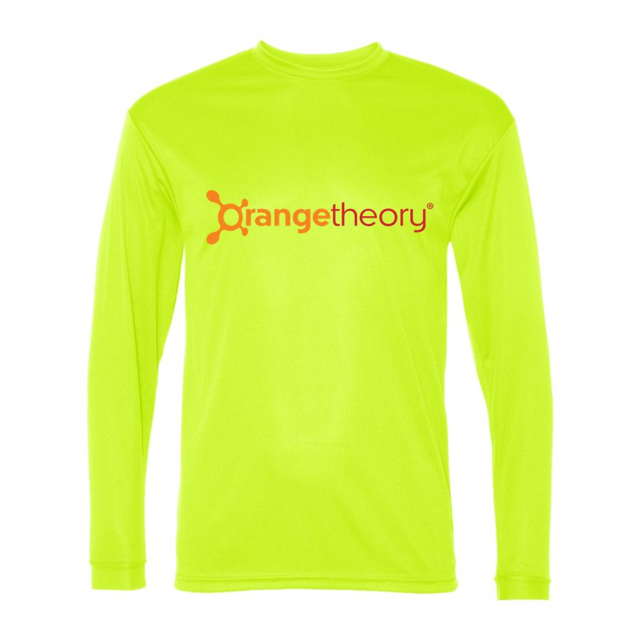 Men's Orangetheory Fitness Polyester Long Sleeve T-Shirt - Safety Yellow
