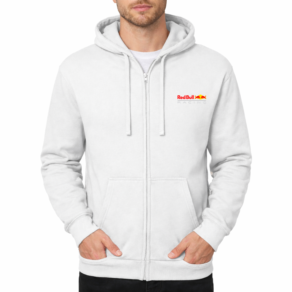 Men's Red Bull Racing Zipper Hoodie - White