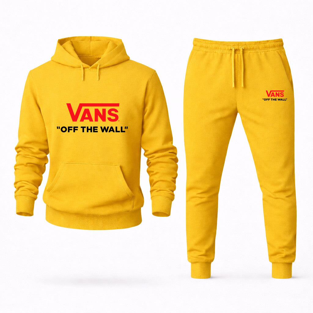 Vans Hoodie and Joggers Set - Yellow