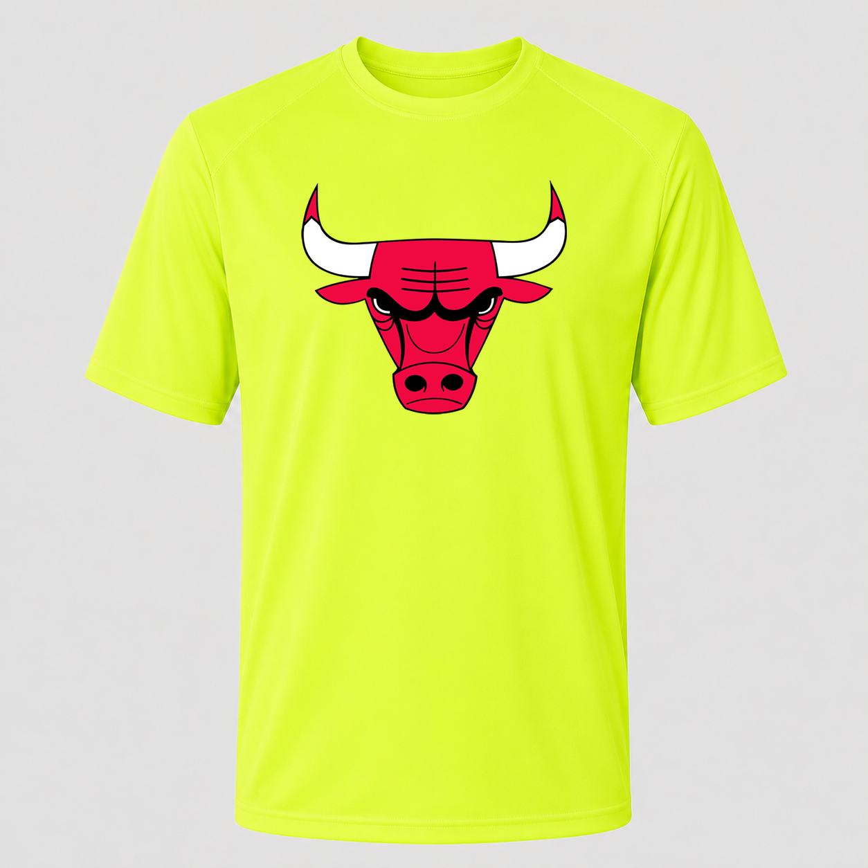 Men's Chicago Bulls Performance T-Shirt - Safety Green