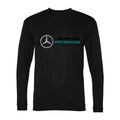 Men's Mercedes AMG Petronas Formula One Team Polyester Long Sleeve T-Shirt - Black