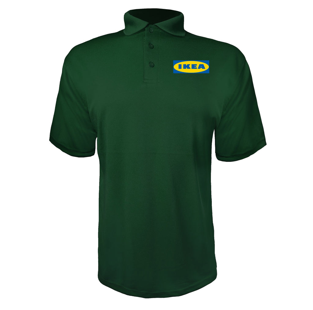 IKEA men's polyester polo in Green