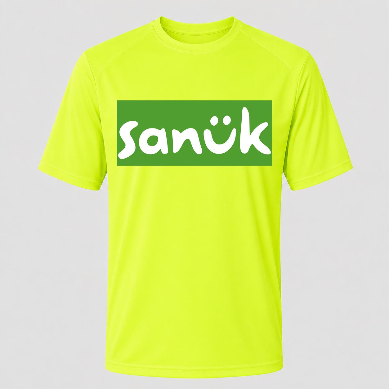 Men's Sanuk Performance T-Shirt - Safety Green