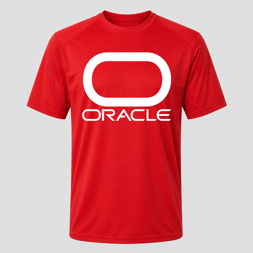 Men's Oracle White Performance T-Shirt - Red