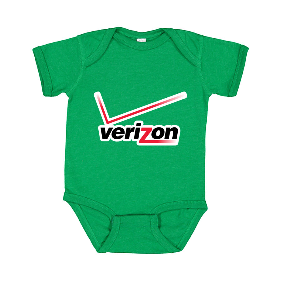 Verizon Wireless Baby Romper Onesie - Green
