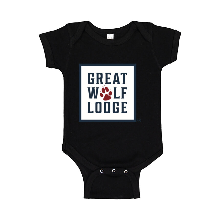 Great Wolf Lodge Baby Romper Onesie - Black