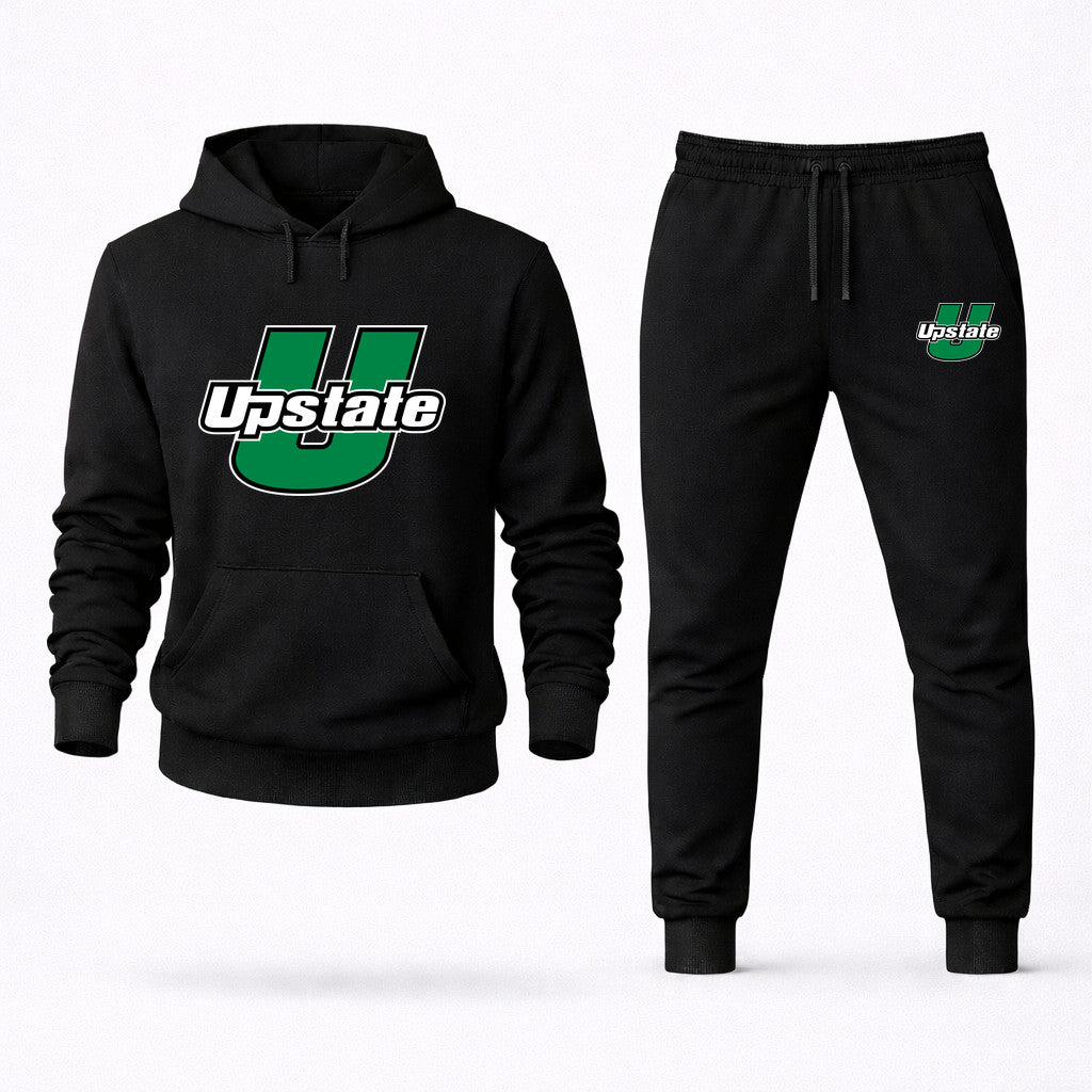 USC Upstate Spartans Hoodie and Joggers Set - Black