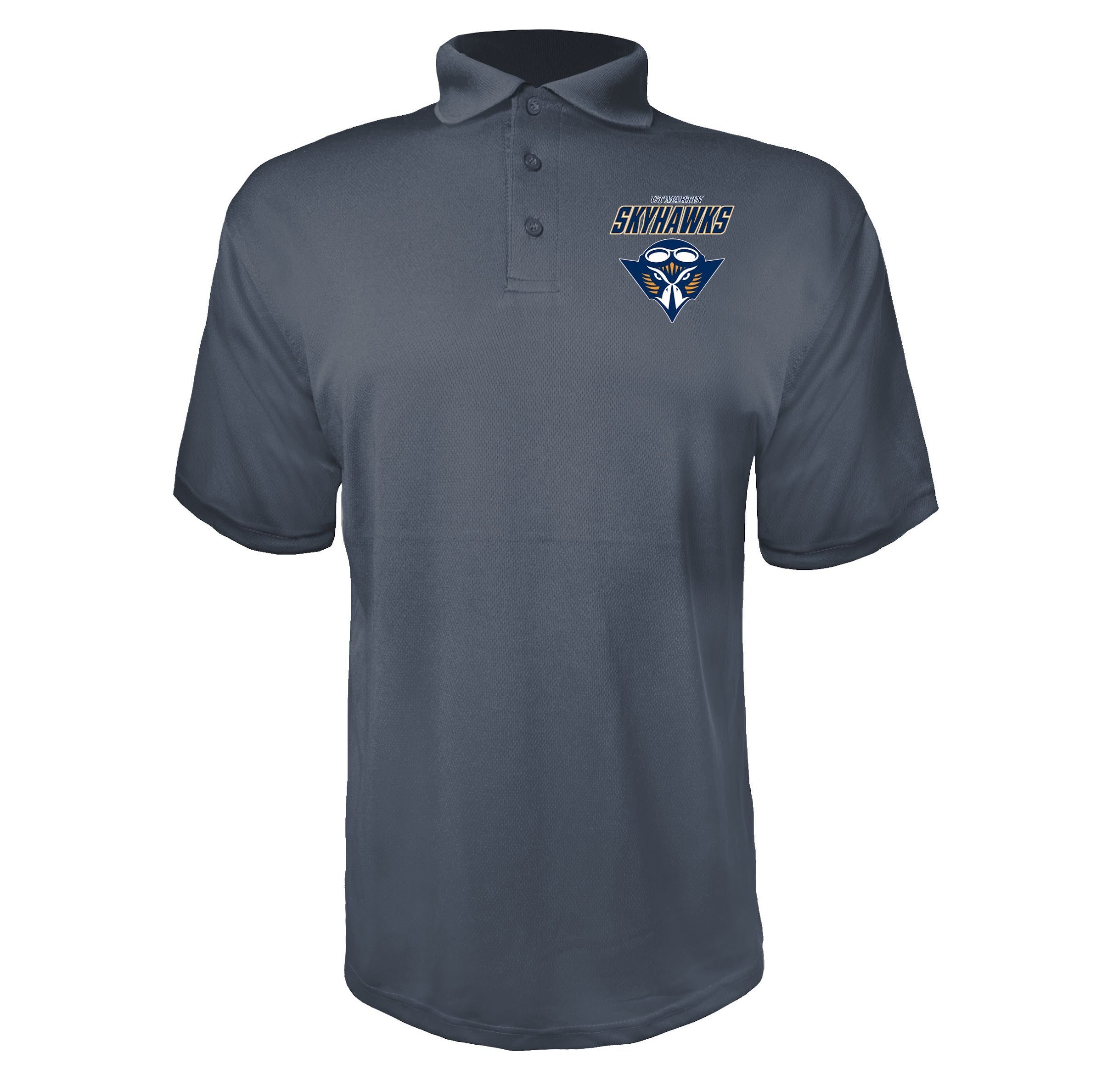 Tennessee Martin Skyhawks Alternate Charcoal polyester polo