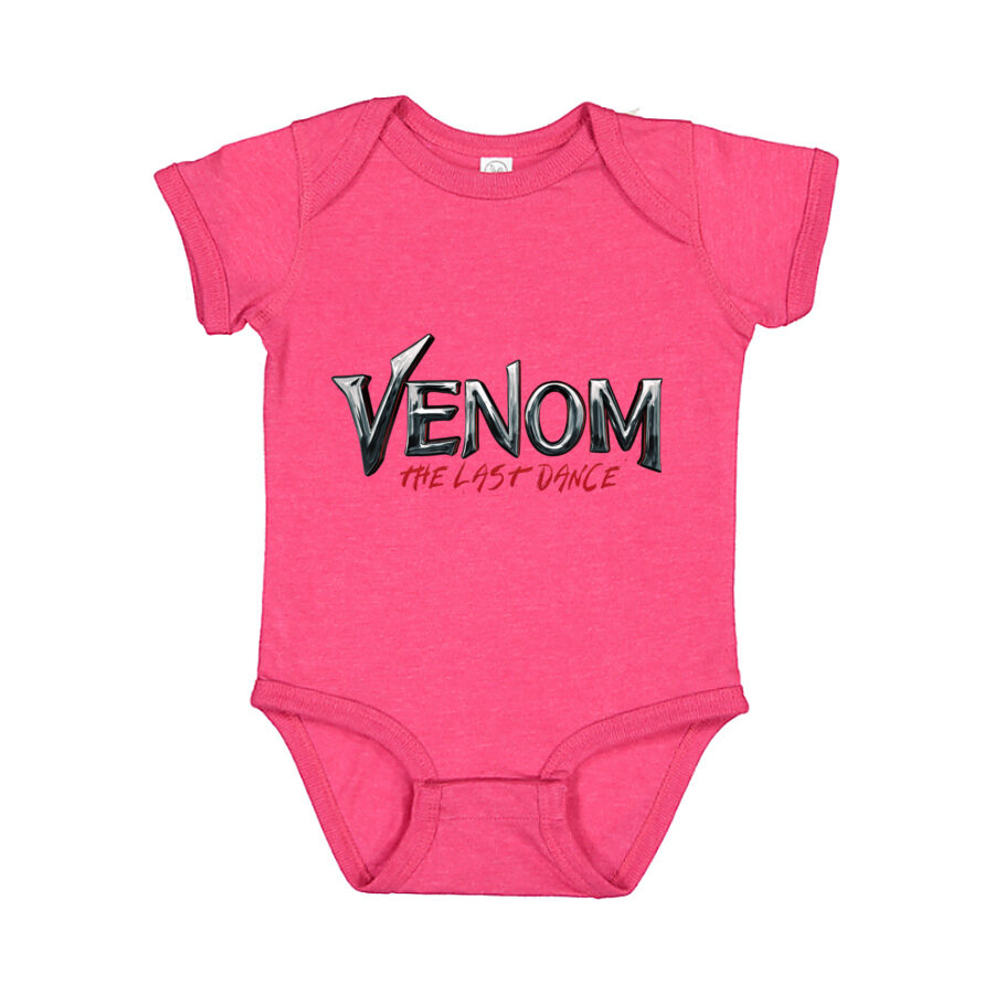Venom The Last Dance Baby Romper Onesie - Pink