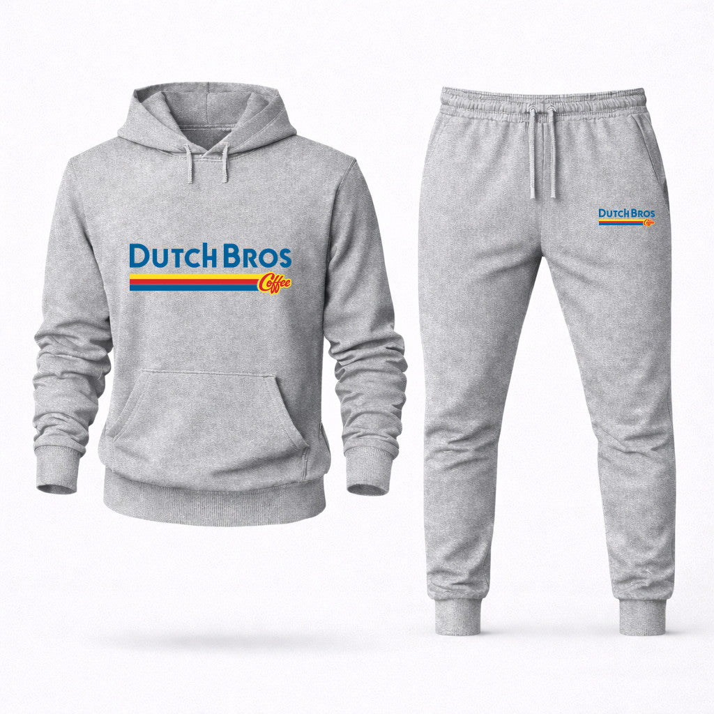 Dutch Bros Coffee Hoodie and Joggers Set - Grey