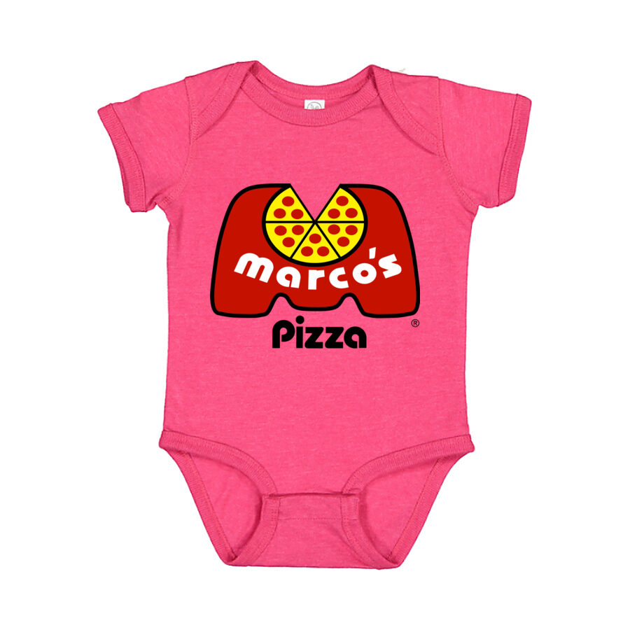 Marco's Pizza Baby Romper Onesie - Pink