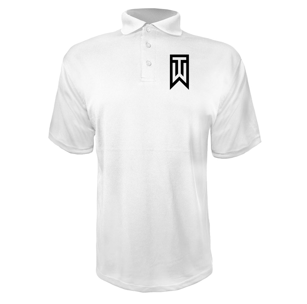 Tiger Woods White polyester polo