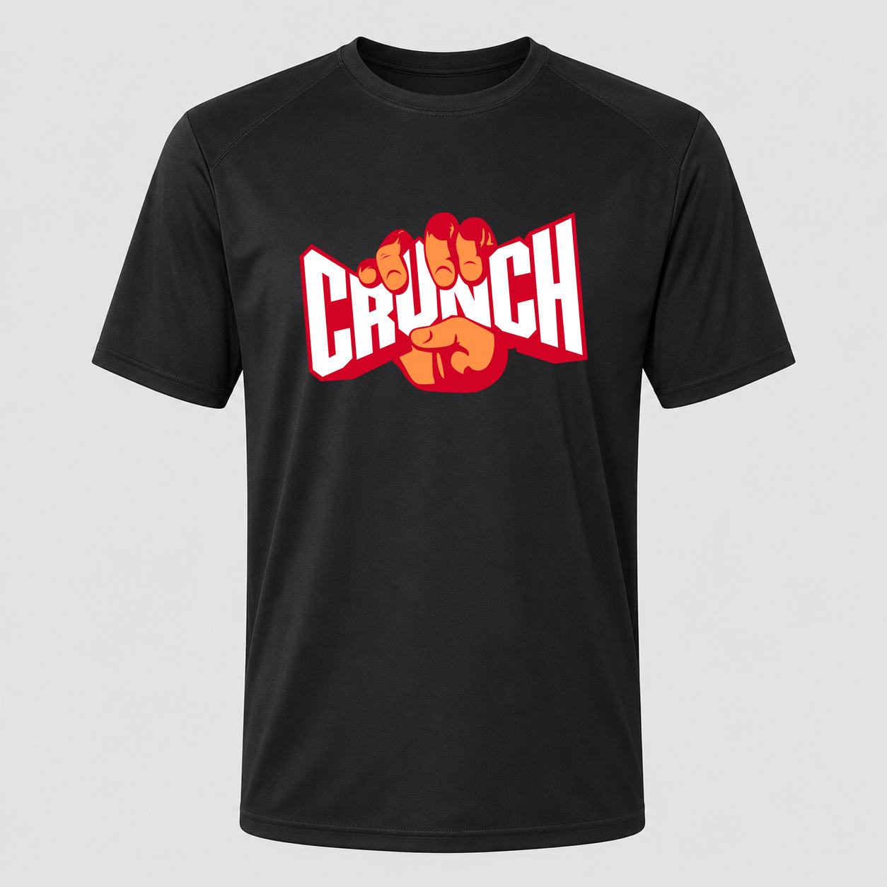 Men's Crunch Fitness Performance T-Shirt - Black