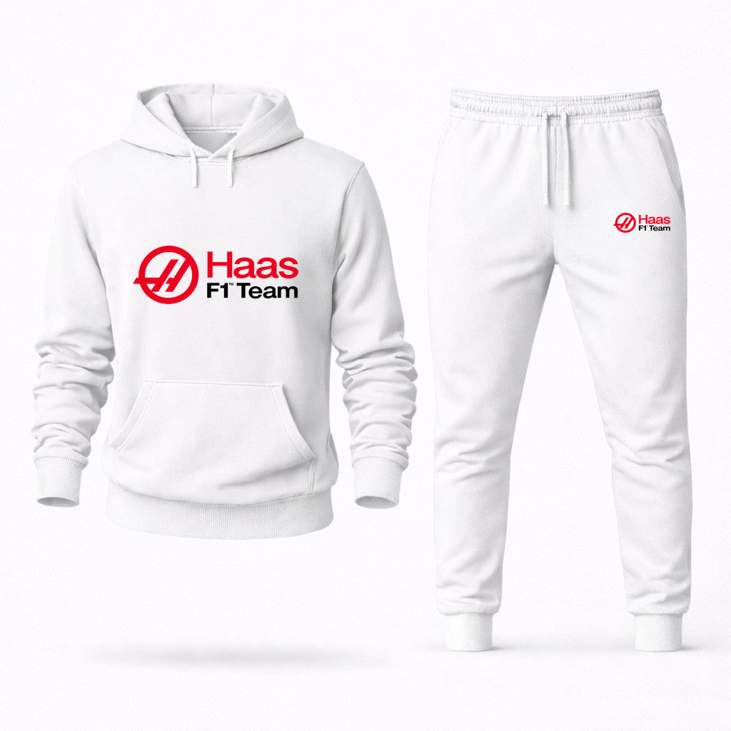 Haas F1 Team Hoodie and Joggers Set - White