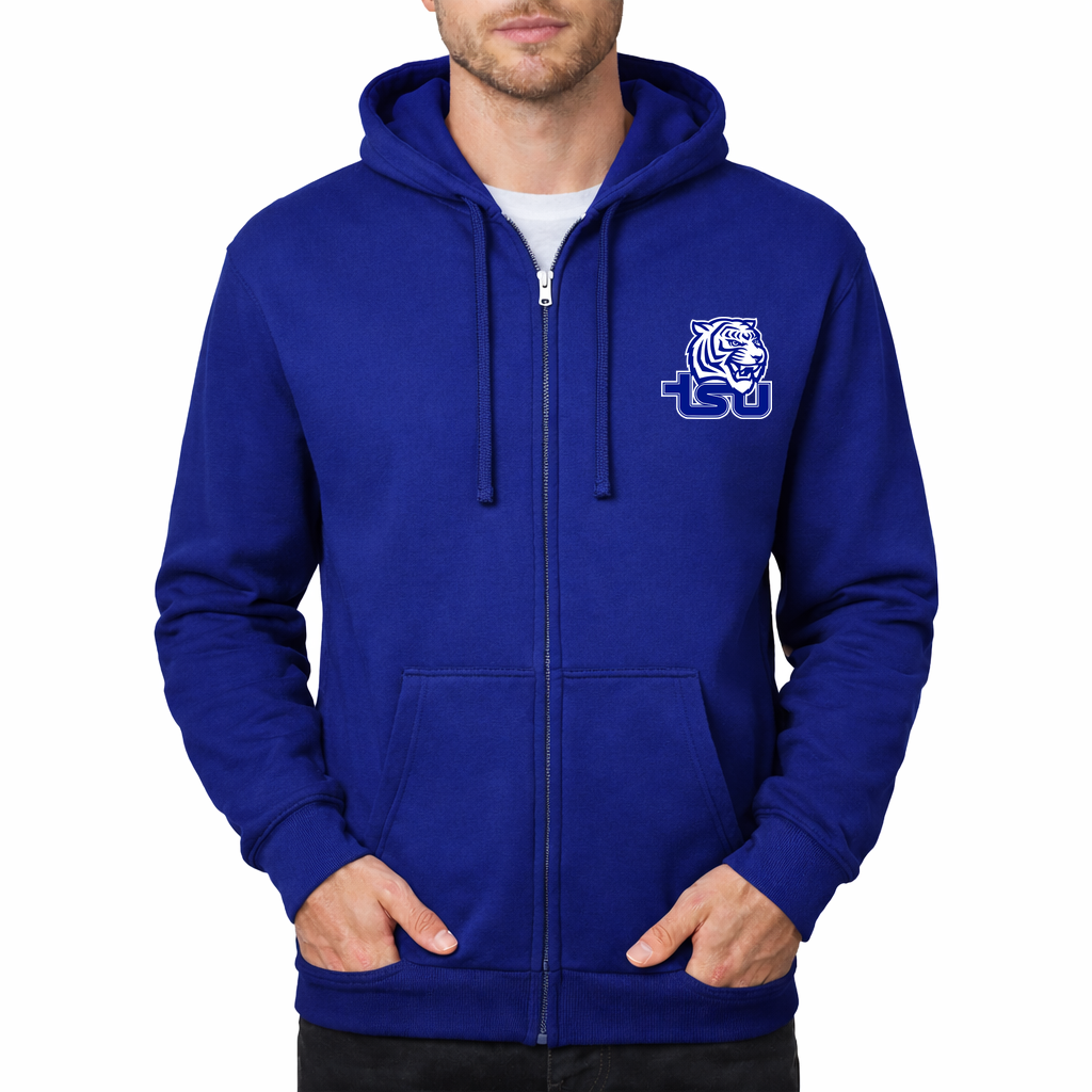 Men's Tennessee State Tigers Zipper Hoodie - Royal Blue