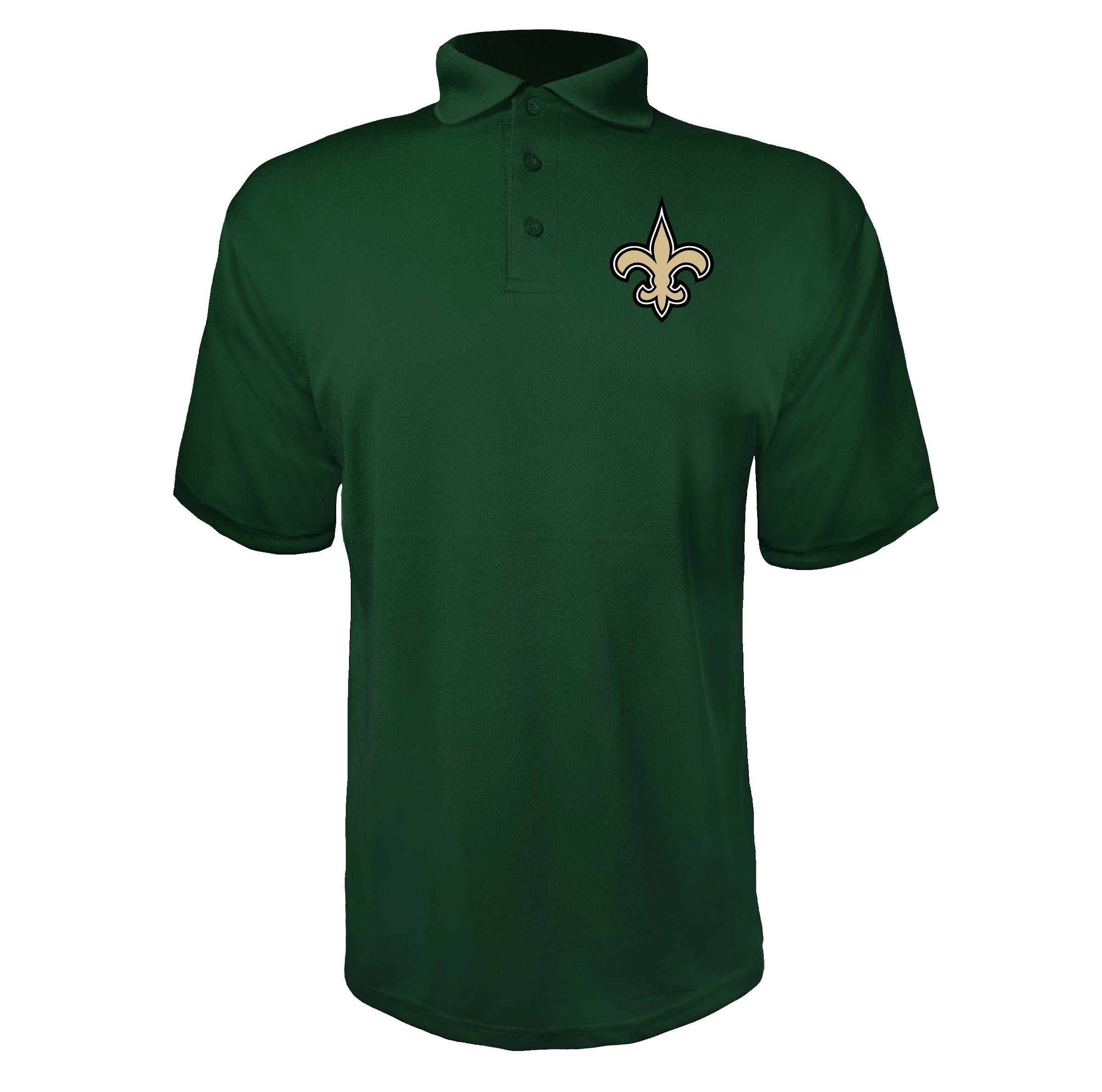 New Orleans Saints Green polyester polo