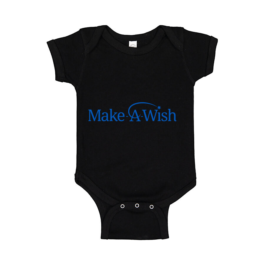 Make-A-Wish Baby Romper Onesie - Black