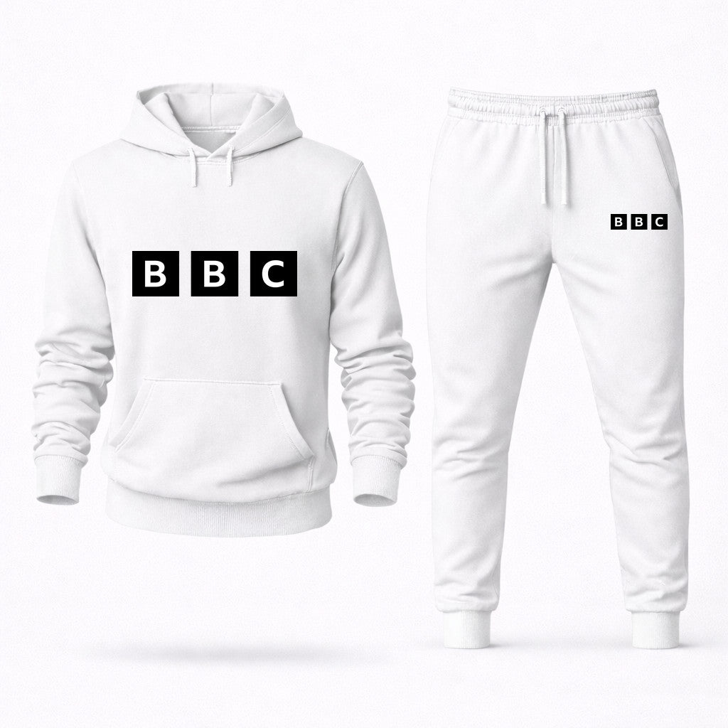 BBC Hoodie and Joggers Set - White