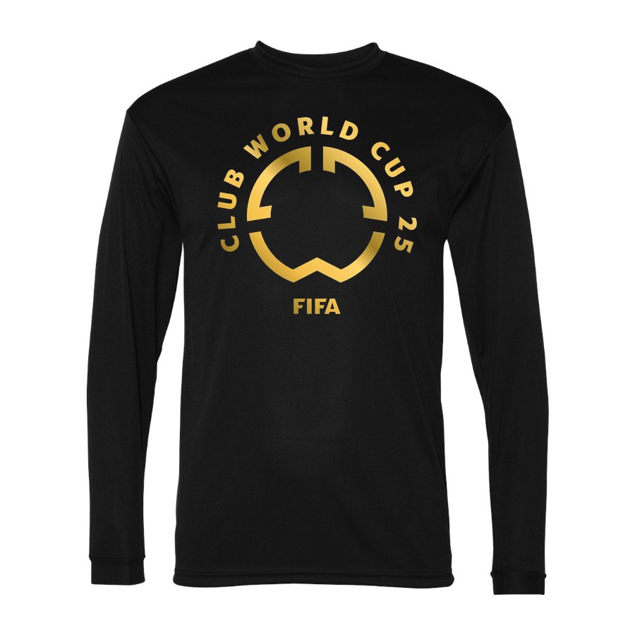 Men's FIFA Club World Cup 2025 Polyester Long Sleeve T-Shirt - Black